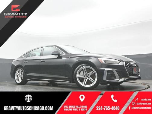 Mythos Black Metallic 2021 Audi A5 Sportback 45 S Line Premium Plus