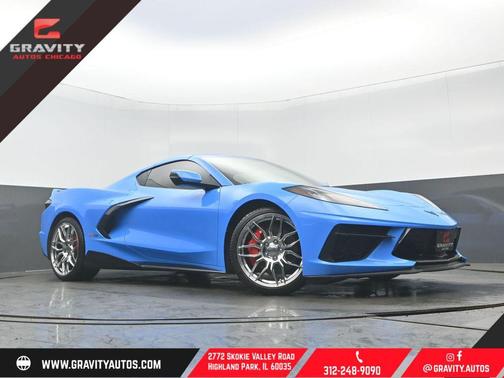 Blue 2021 Chevrolet Corvette Stingray w/2LT
