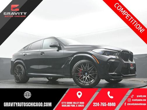 Black Sapphire Metallic 2022 BMW X6 M Base