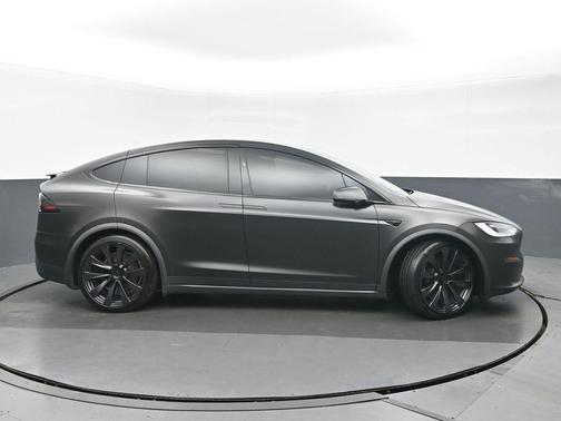 Solid Black 2022 Tesla Model X Plaid Tri Motor All-Wheel Drive
