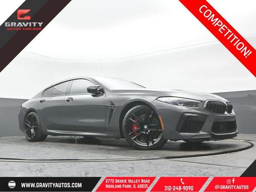Brands Hatch Grey Metallic 2022 BMW M8 Gran Coupe Competition