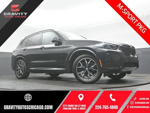 Black Sapphire Metallic 2023 BMW X3 xDrive30i