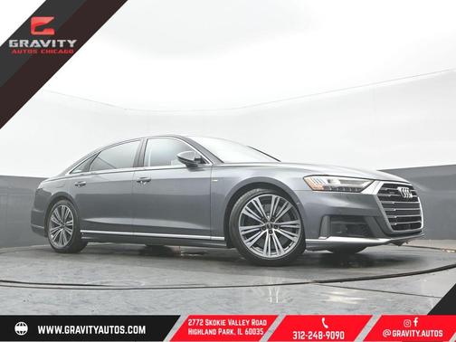 Monsoon Gray Metallic 2021 Audi A8 L 60