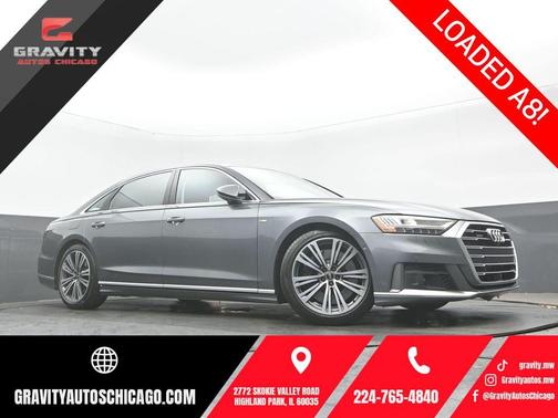 Monsoon Gray Metallic 2021 Audi A8 L 60