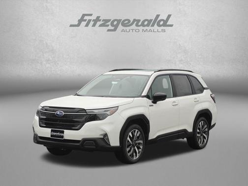 Crystal White Pearl 2026 Subaru Forester Hybrid Touring