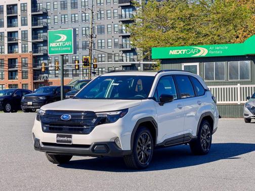 Crystal White Pearl 2026 Subaru Forester Sport