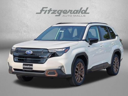 Crystal White Pearl 2026 Subaru Forester Hybrid Sport