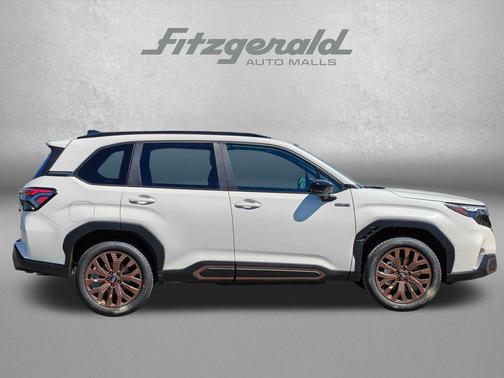 Crystal White Pearl 2026 Subaru Forester Hybrid Sport
