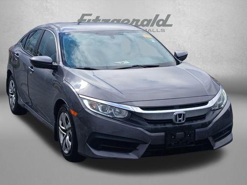 Modern Steel Metallic 2018 Honda Civic LX