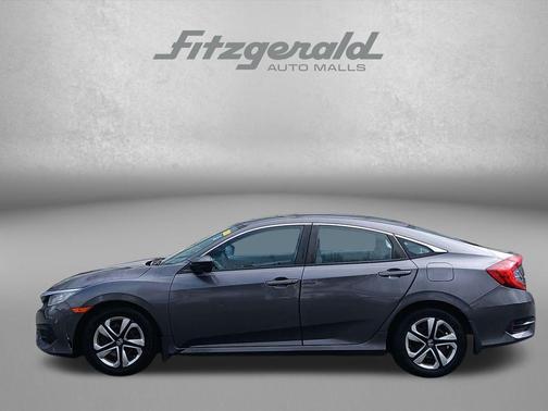 Modern Steel Metallic 2018 Honda Civic LX