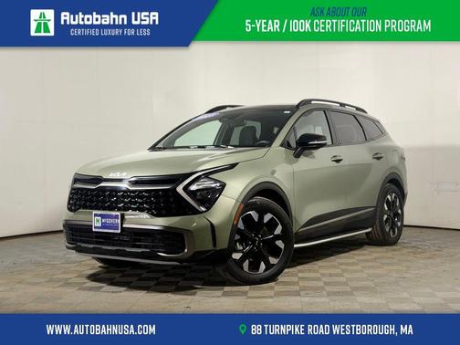 Jungle Green 2023 Kia Sportage Plug-In Hybrid X-Line