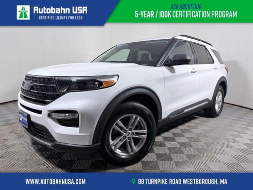 Oxford White 2021 Ford Explorer XLT