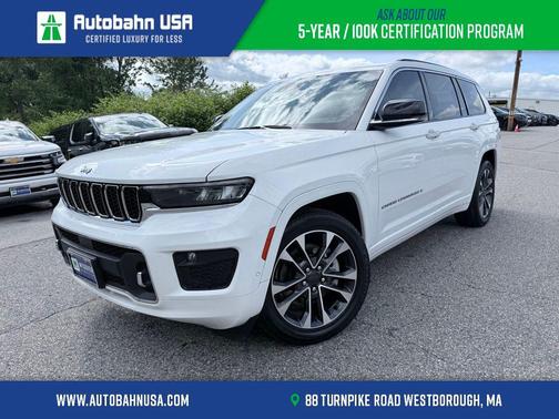 Bright White Clearcoat 2022 Jeep Grand Cherokee L Overland