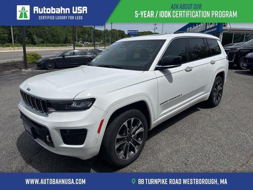 Bright White Clearcoat 2022 Jeep Grand Cherokee L Overland