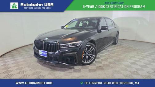 Black Sapphire Metallic 2021 BMW 750 i xDrive