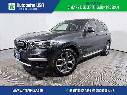 Dark Graphite Metallic 2021 BMW X3 xDrive30i