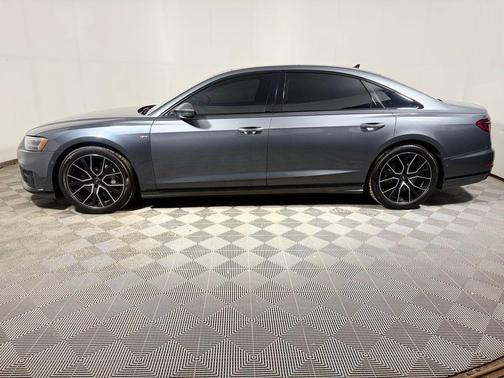 Gray 2021 Audi A8 L 55