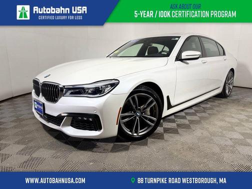 Mineral White Metallic 2018 BMW 750 i xDrive