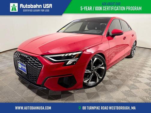 Tango Red 2023 Audi A3 Premium