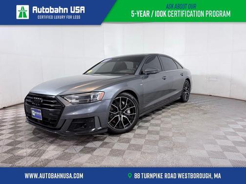 Gray 2021 Audi A8 L 55