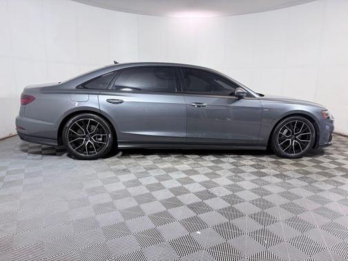 Gray 2021 Audi A8 L 55