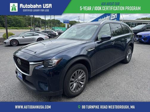 Deep Crystal Blue Mica 2025 Mazda CX-90 3.3 Turbo Preferred