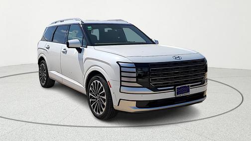 Creamy White Pearl 2026 Hyundai Palisade Hybrid Calligraphy