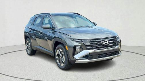 Amazon Gray 2026 Hyundai TUCSON Hybrid Blue SE