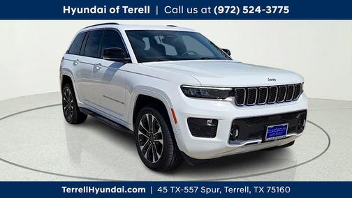 Bright White Clearcoat 2023 Jeep Grand Cherokee Overland