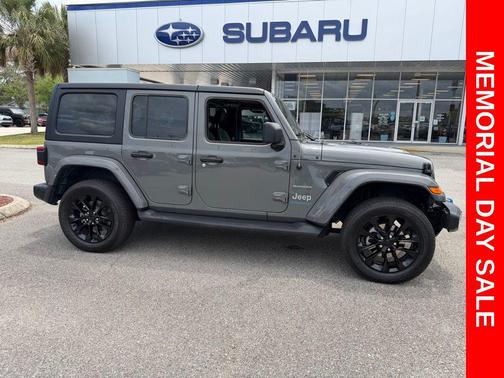 Sting-Gray Clearcoat 2023 Jeep Wrangler 4xe Sahara