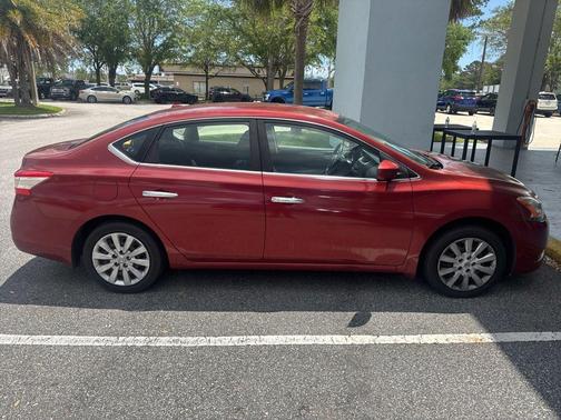 Cayenne Red Pearl 2015 Nissan Sentra SV