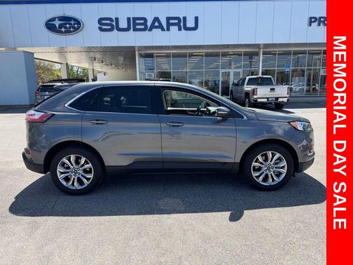 Carbonized Gray Metallic 2024 Ford Edge Titanium