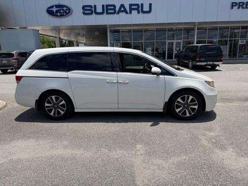 White Diamond Pearl 2015 Honda Odyssey Touring