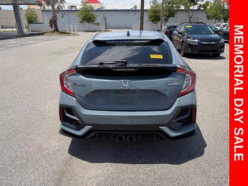 Aegean Blue Metallic 2020 Honda Civic Sport