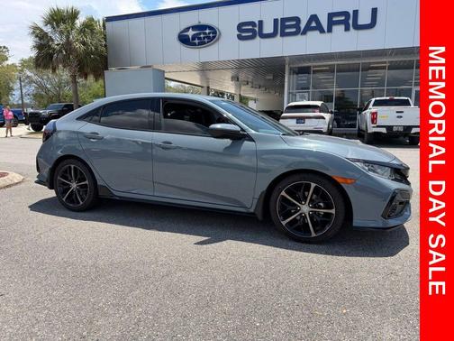 Aegean Blue Metallic 2020 Honda Civic Sport