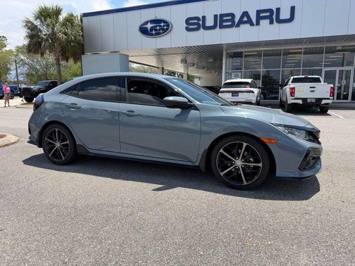 Aegean Blue Metallic 2020 Honda Civic Sport