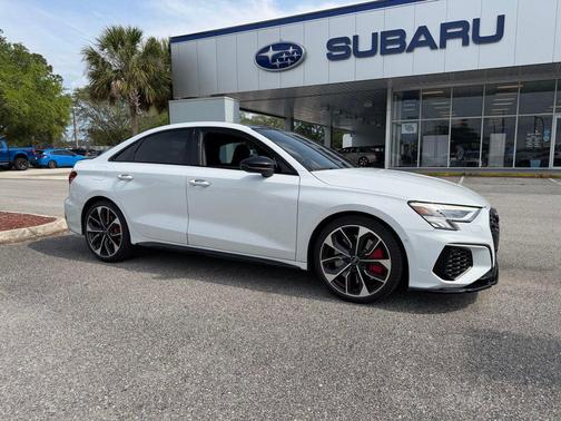 Glacier White 2023 Audi S3 Premium Plus TFSI quattro S tronic