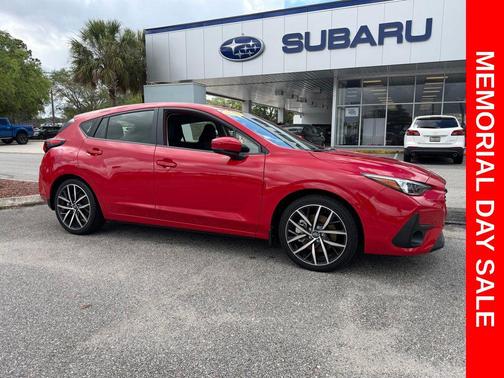 Pure Red 2025 Subaru Impreza Sport