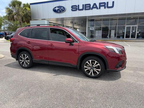 Crimson Red Pearl 2023 Subaru Forester Limited