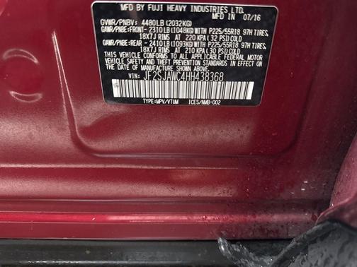 2017 Subaru Forester 2.5i Touring