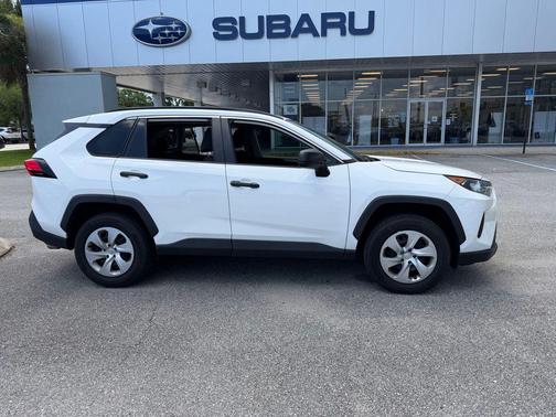 Super White 2021 Toyota RAV4 LE