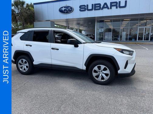 Super White 2021 Toyota RAV4 LE