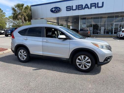 Alabaster Silver Metallic 2013 Honda CR-V EX-L