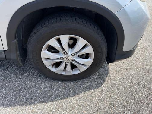 Alabaster Silver Metallic 2013 Honda CR-V EX-L