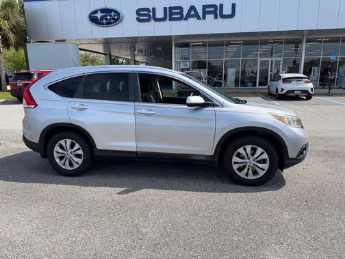 Alabaster Silver Metallic 2013 Honda CR-V EX-L