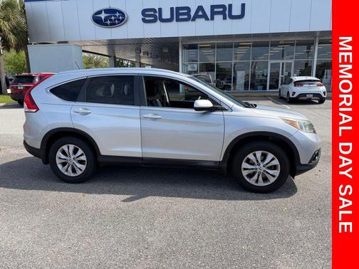 Alabaster Silver Metallic 2013 Honda CR-V EX-L