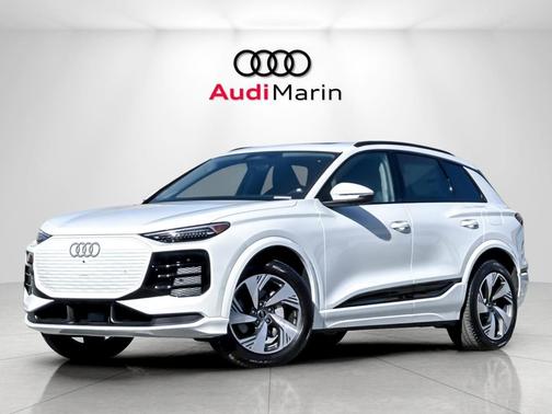 Glacier White Metallic 2025 Audi Q6 e-tron Premium Plus quattro