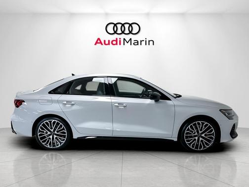 glacier white metallic 2026 Audi S3 TFSI quattro S tronic