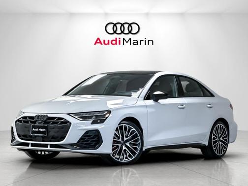 glacier white metallic 2026 Audi S3 TFSI quattro S tronic