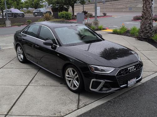 Mythos Black Metallic 2023 Audi A4 45 S line Premium Plus